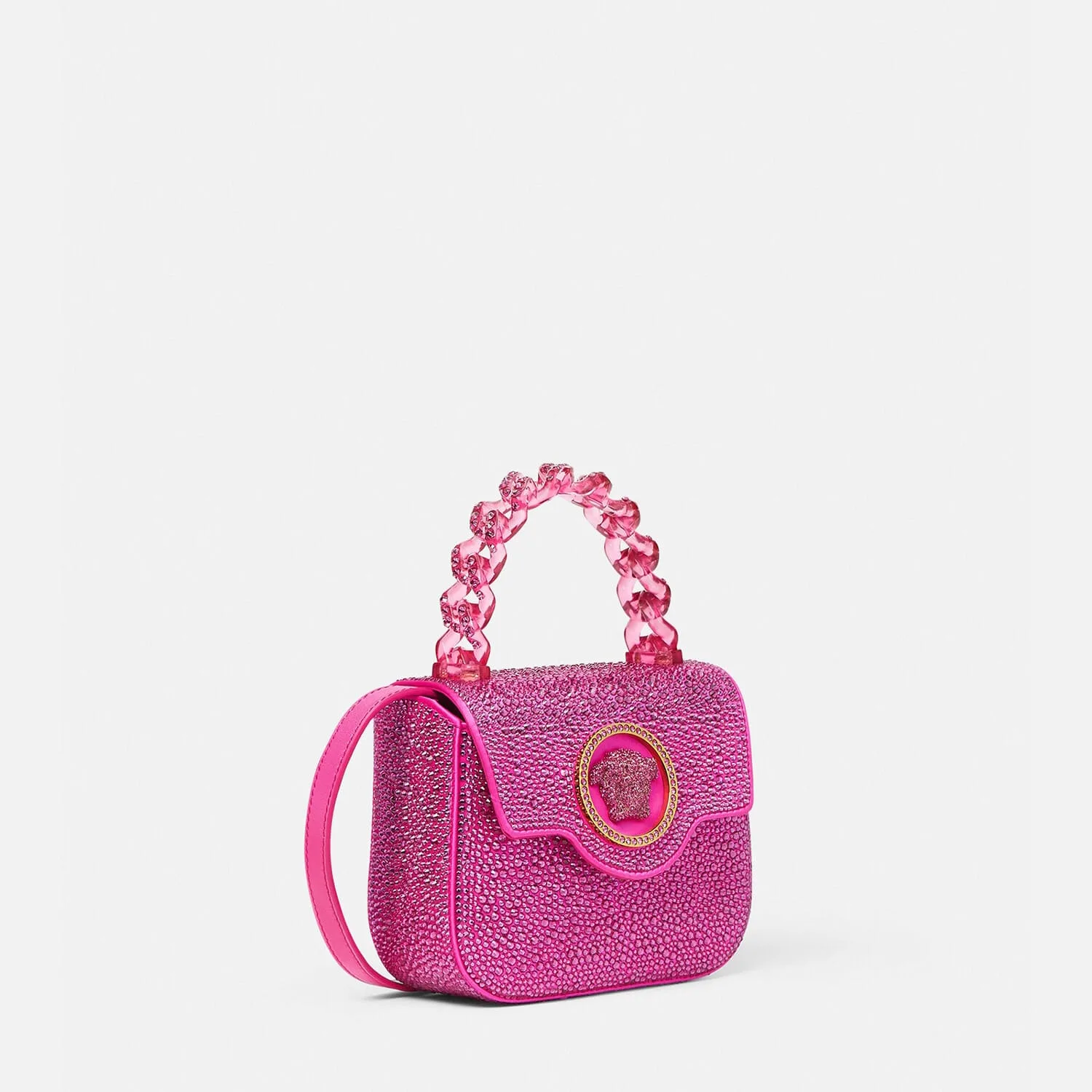 Replica Designer Bags Crystal La Medusa Mini versace replica bags
