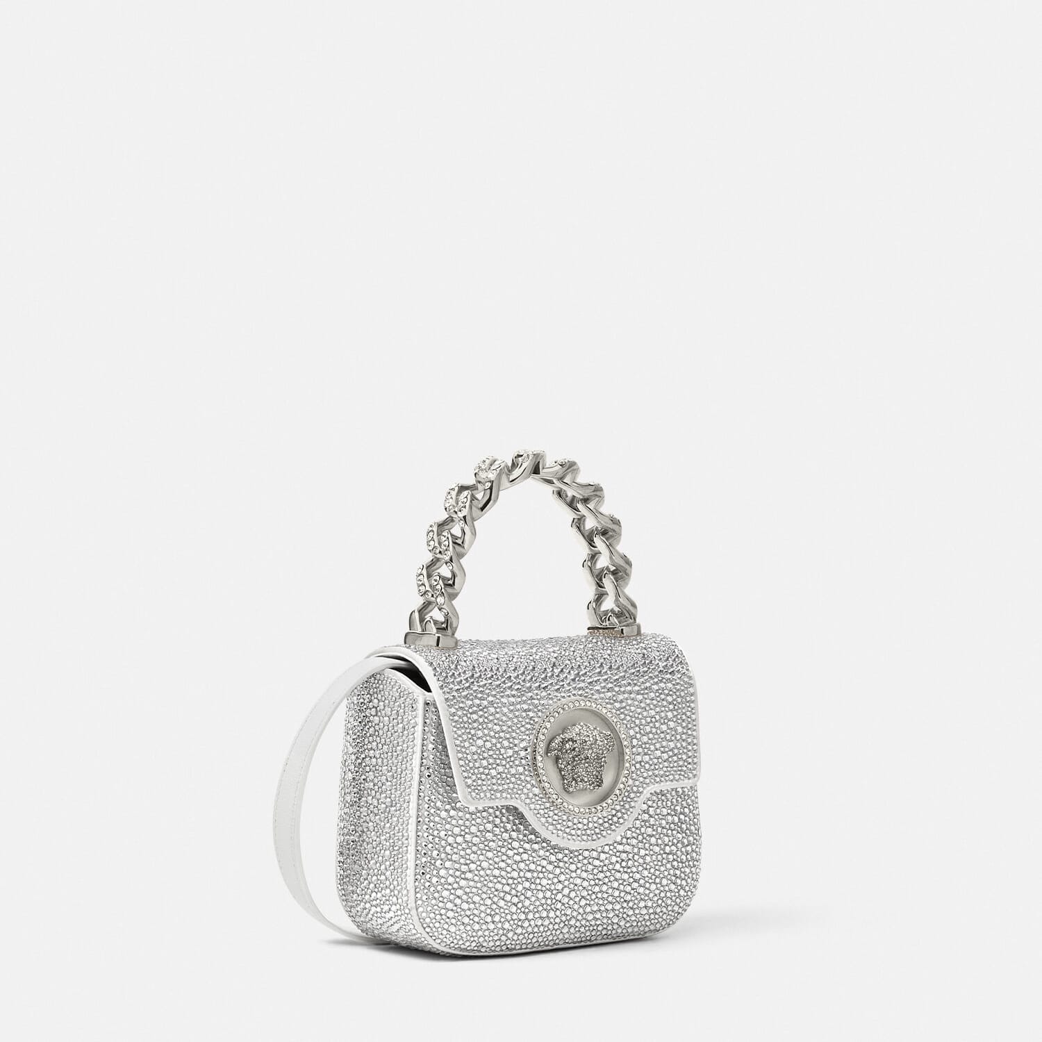 Replica Designer Bags Crystal La Medusa Mini versace replica bags