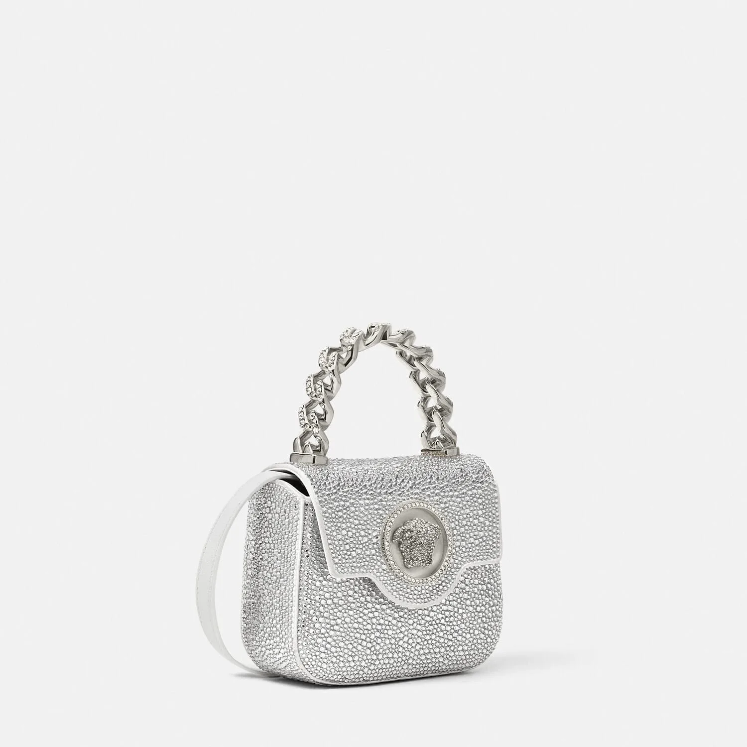 Replica Designer Bags Crystal La Medusa Mini versace replica bags