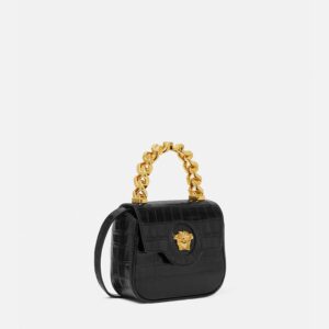 Replica Designer Bag Croc-Effect La Medusa Mini versace Replica Designer Bag