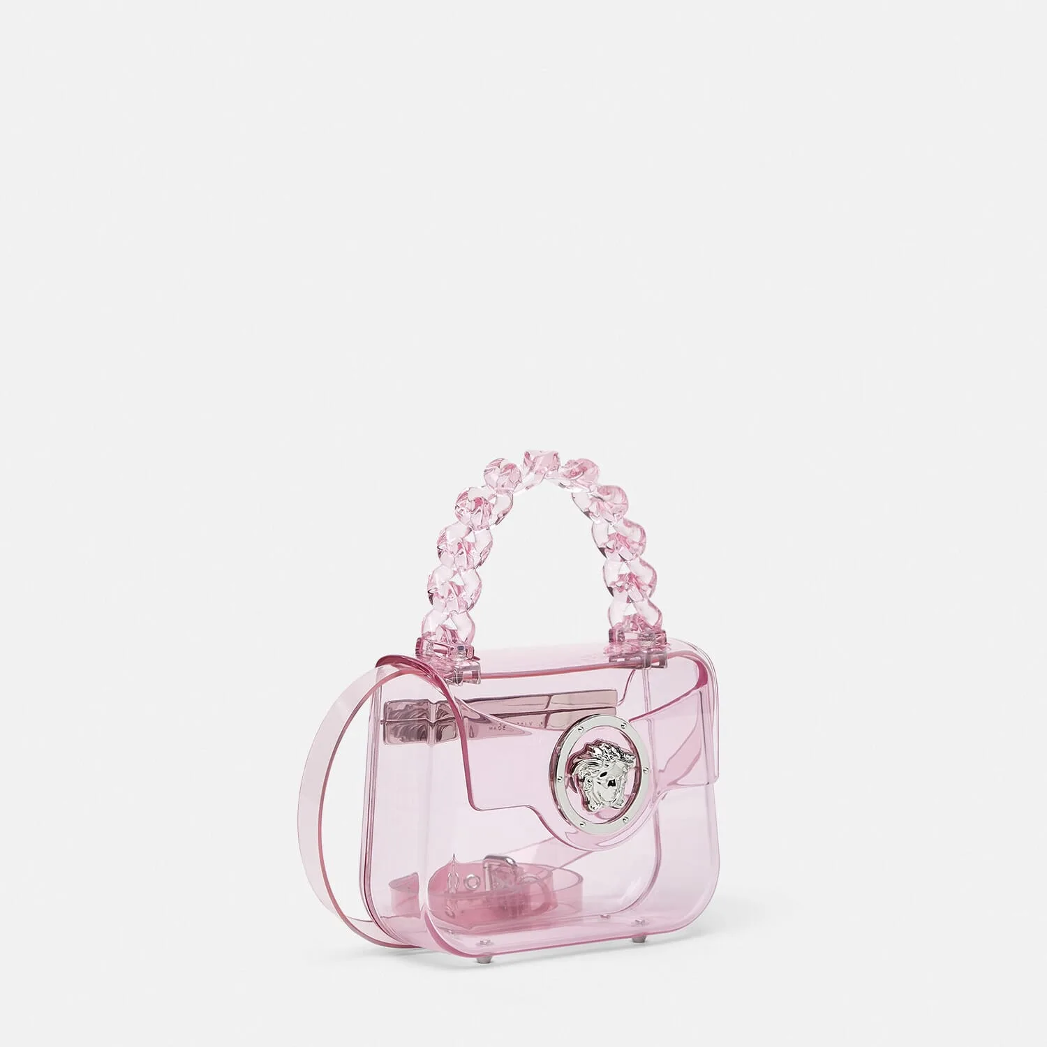 Replica Designer Bags La Medusa Transparent Mini versace replica bags