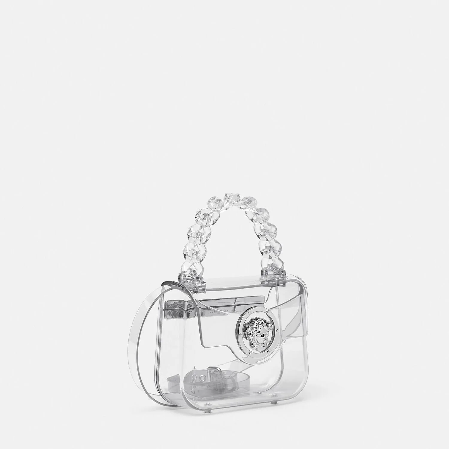 Replica Designer Bags La Medusa Transparent Mini versace replica bags