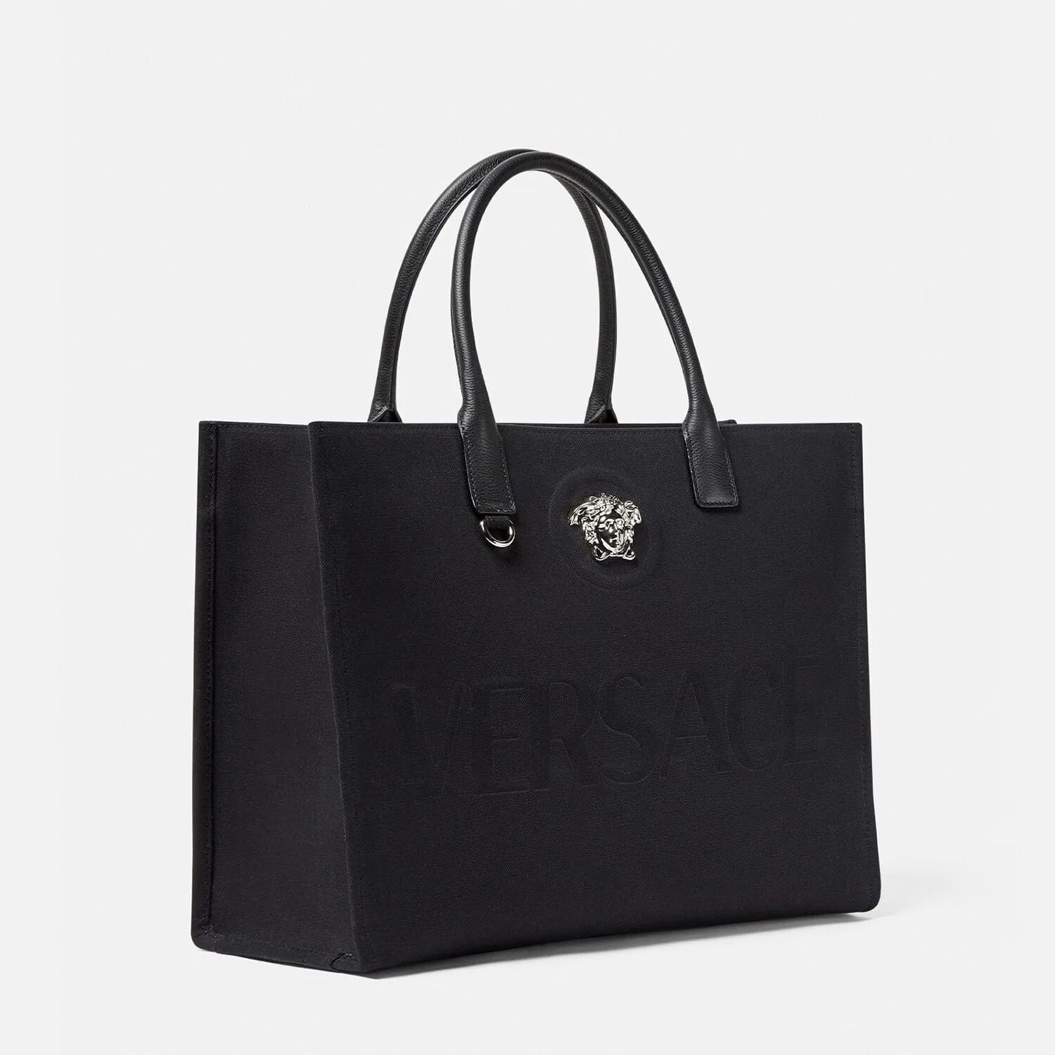 Replica Designer Bags La Medusa Canvas Large Tote versace replica bags