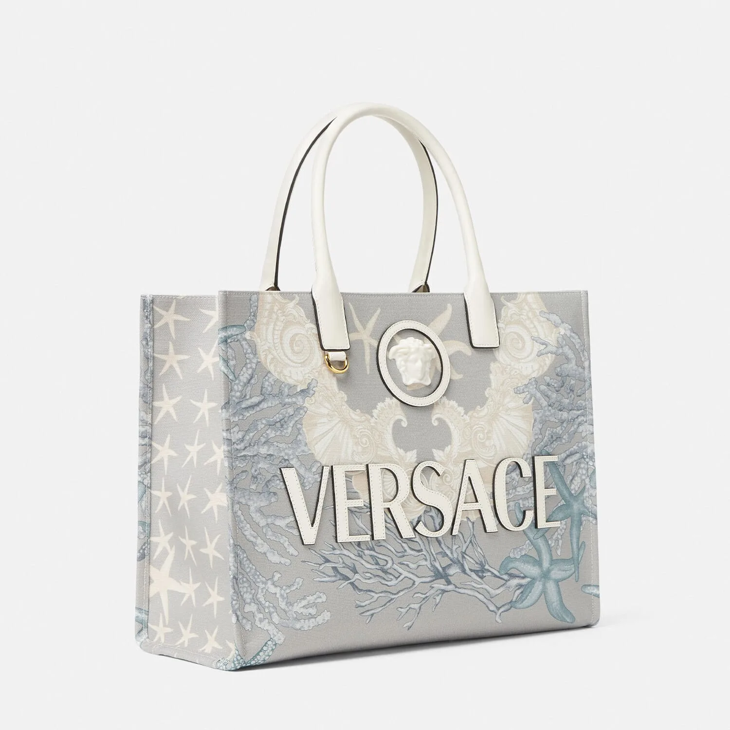 Replica Designer Bags La Medusa Canvas Tote versace replica bags