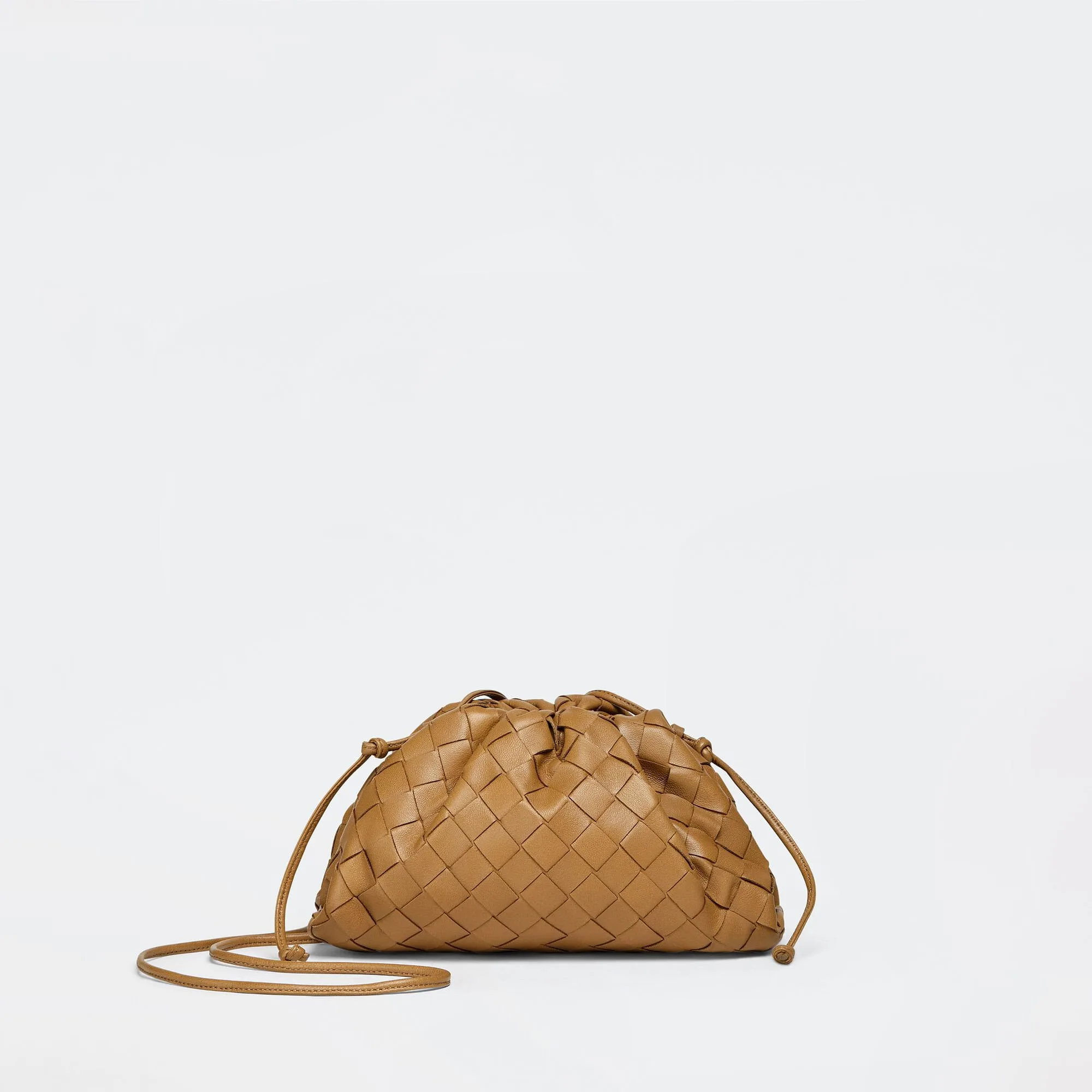 Bottega Veneta Replica Designer Bags Mini Pouch Caramel