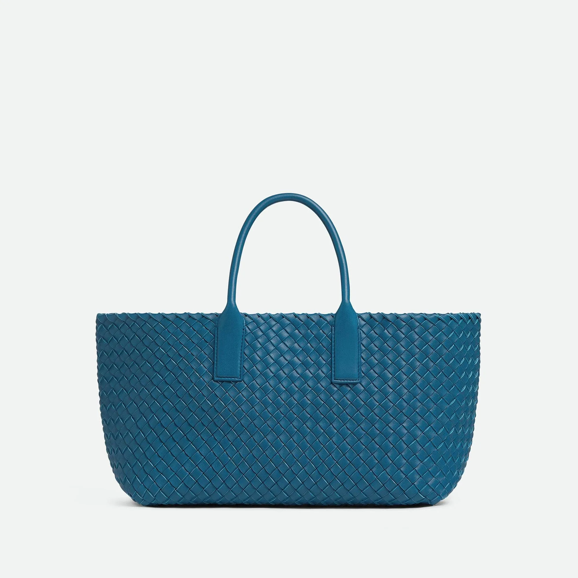 Bottega Veneta Replica Designer Bags Small Cabat Deep Pacific