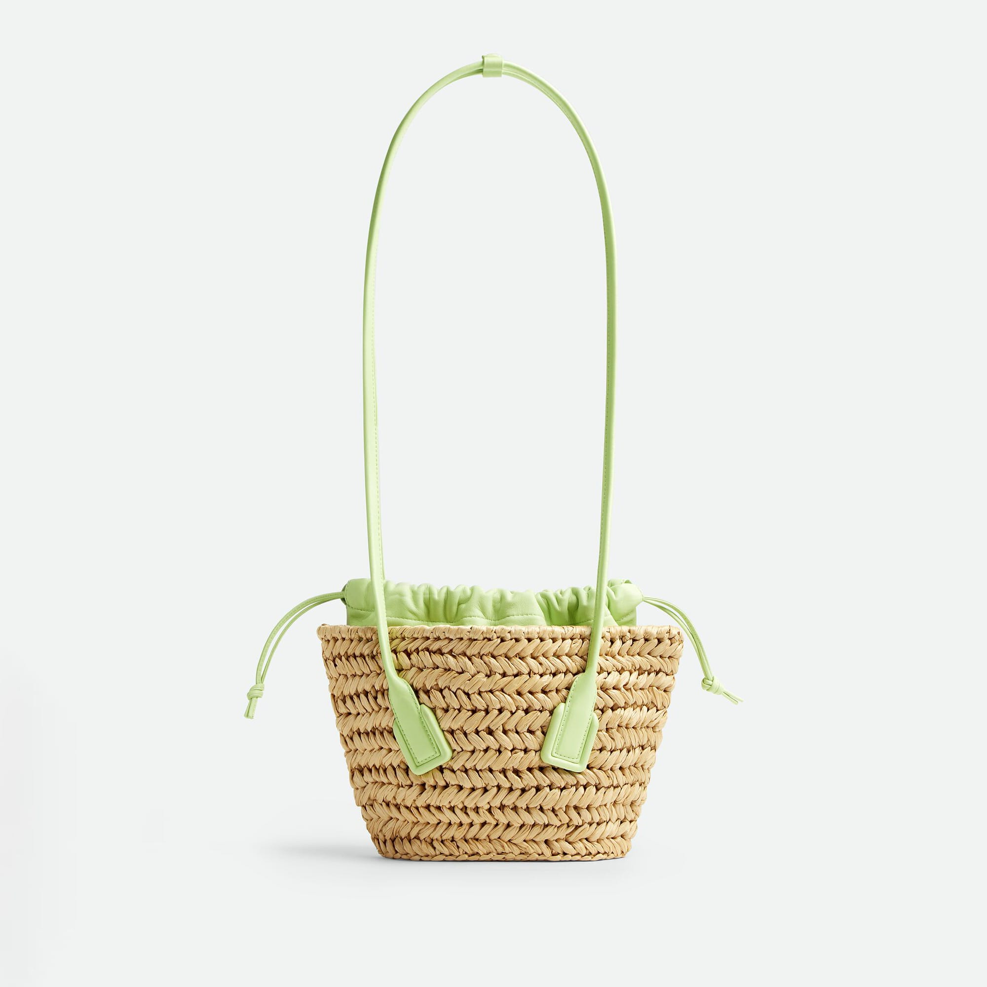Bottega Veneta Replica Designer Bags Small Arco Basket Natural Fennel