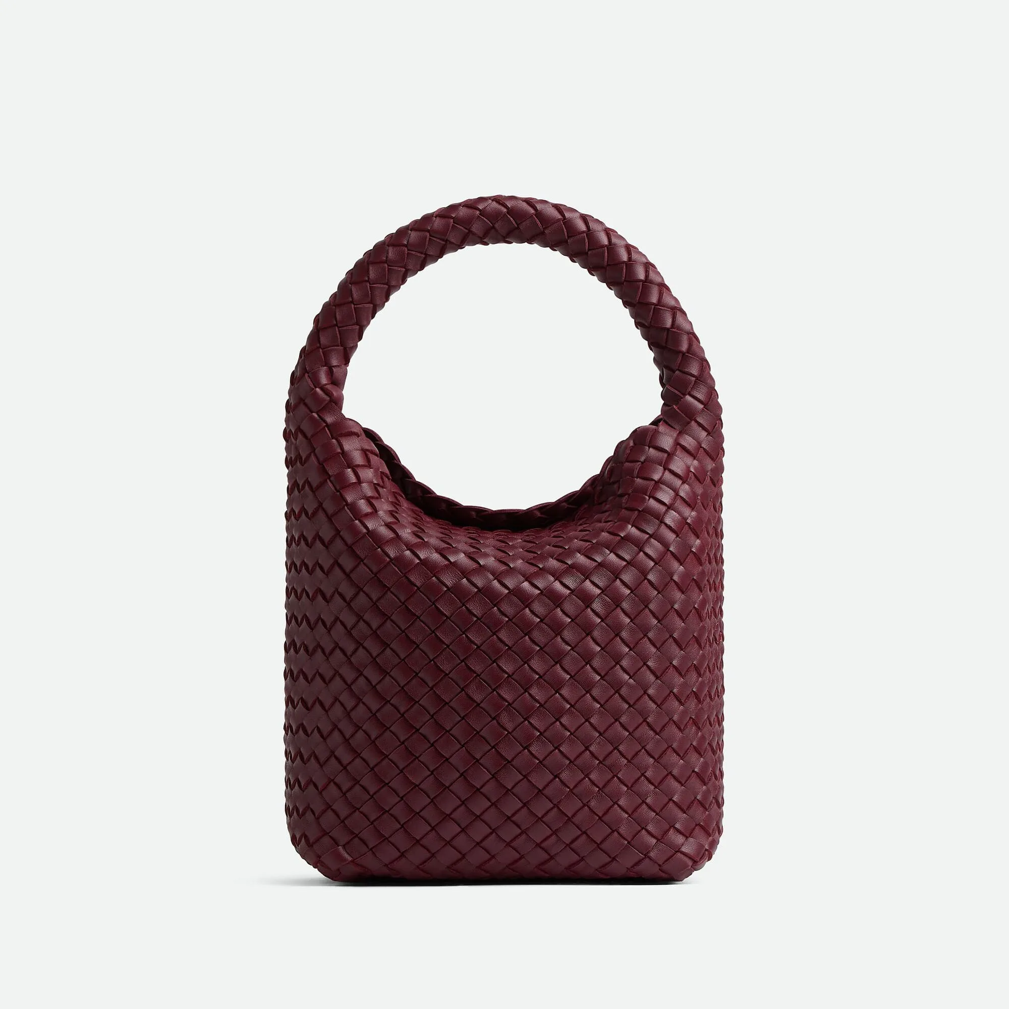 Bottega Veneta Replica Designer Bags Small Cabat Bucket Barolo