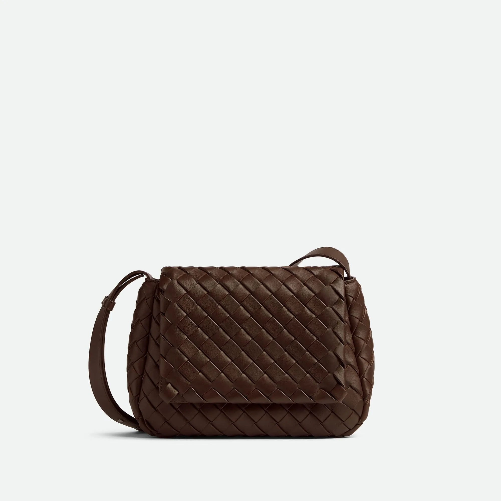 Bottega Veneta Replica Designer Bags Small Cobble Messenger Light Brown