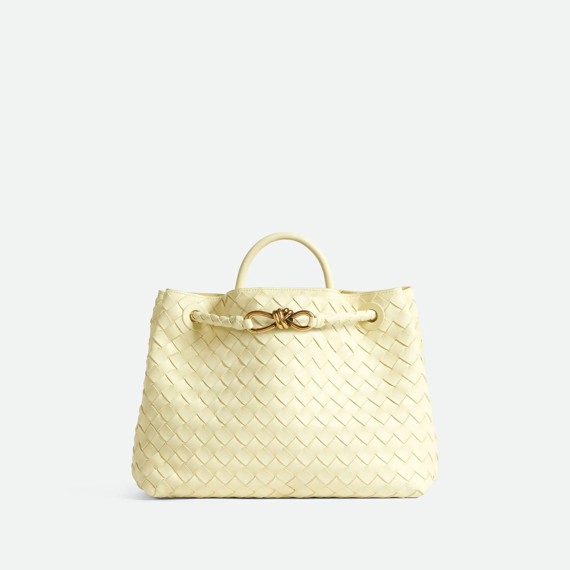 Bottega Veneta Replica Designer Bags Medium Andiamo Camomile