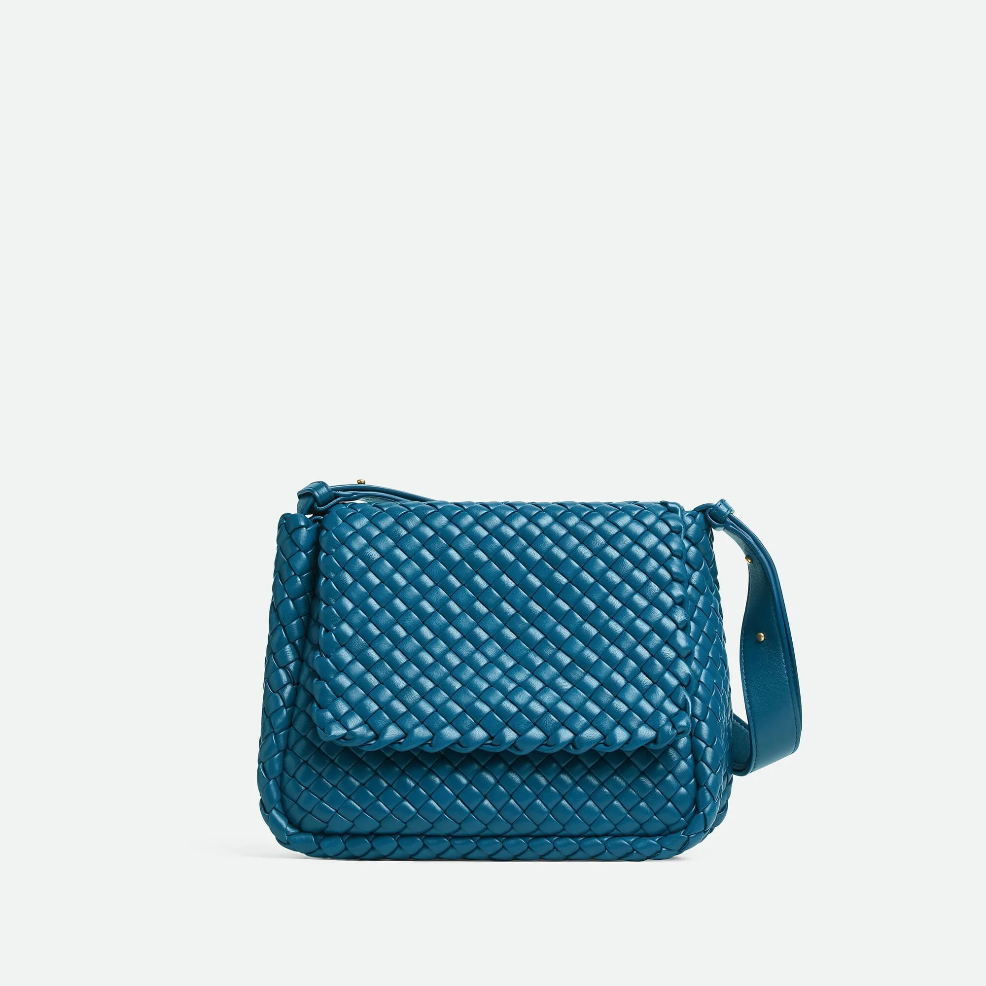 Bottega Veneta Replica Designer Bags Small Cobble Shoulder Bag Deep Pacific