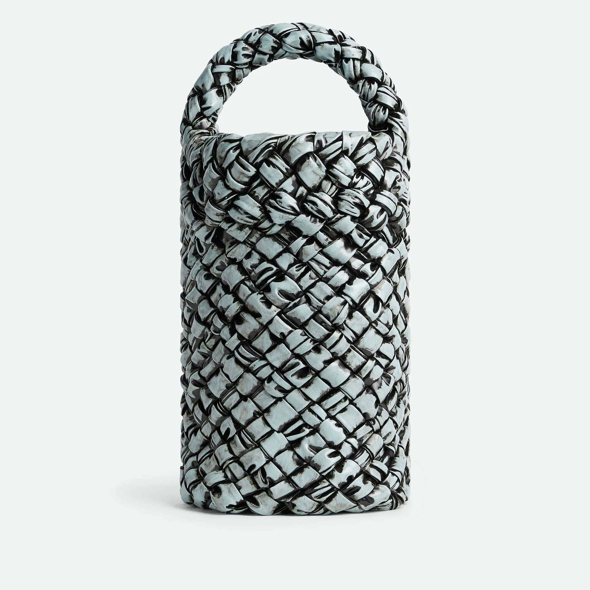 Bottega Veneta Replica Designer Bags Maxi Kalimero Bucket Teal Washed Black