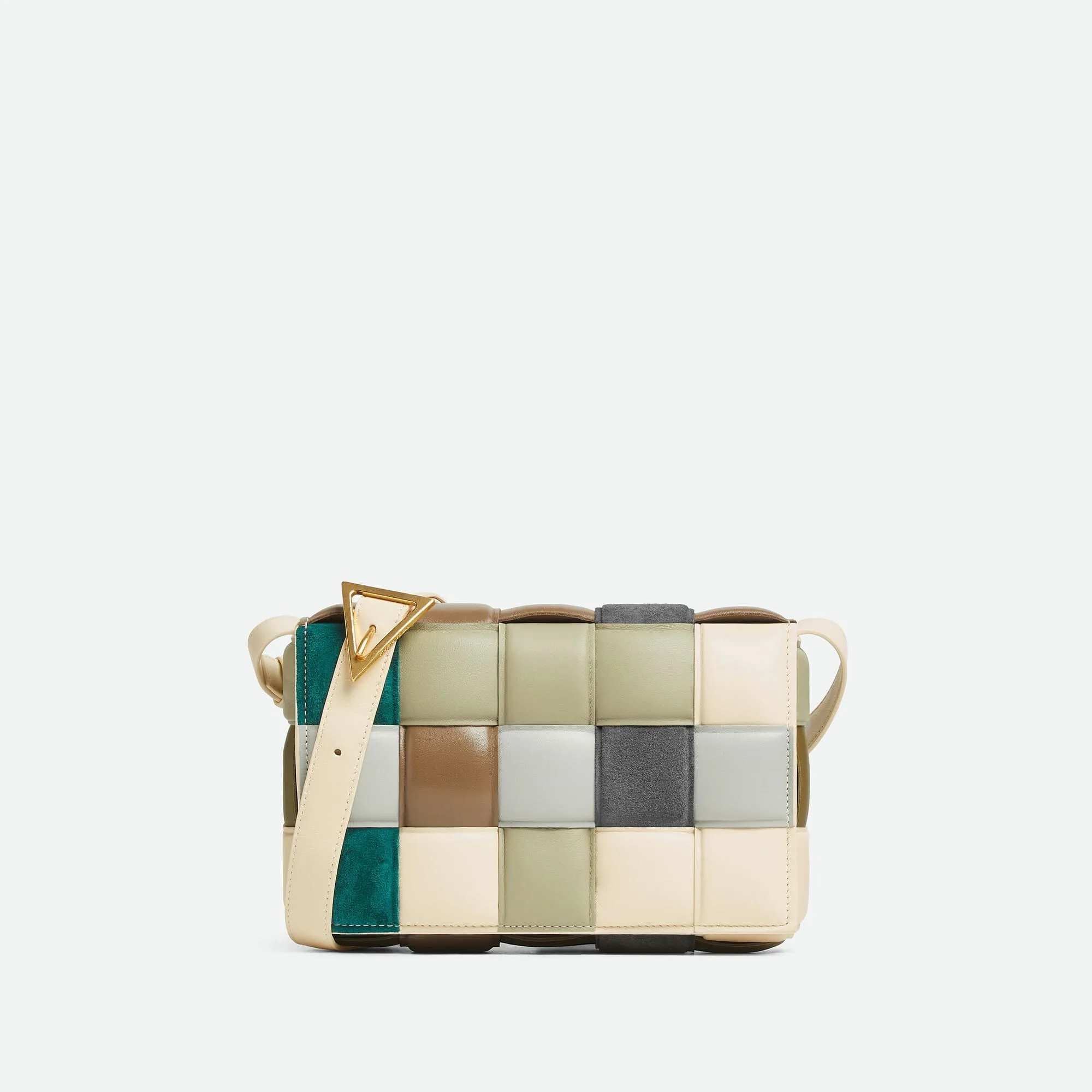 Bottega Veneta Replica Designer Bags Padded Cassette Natural Multicolor Fondant Seasalt