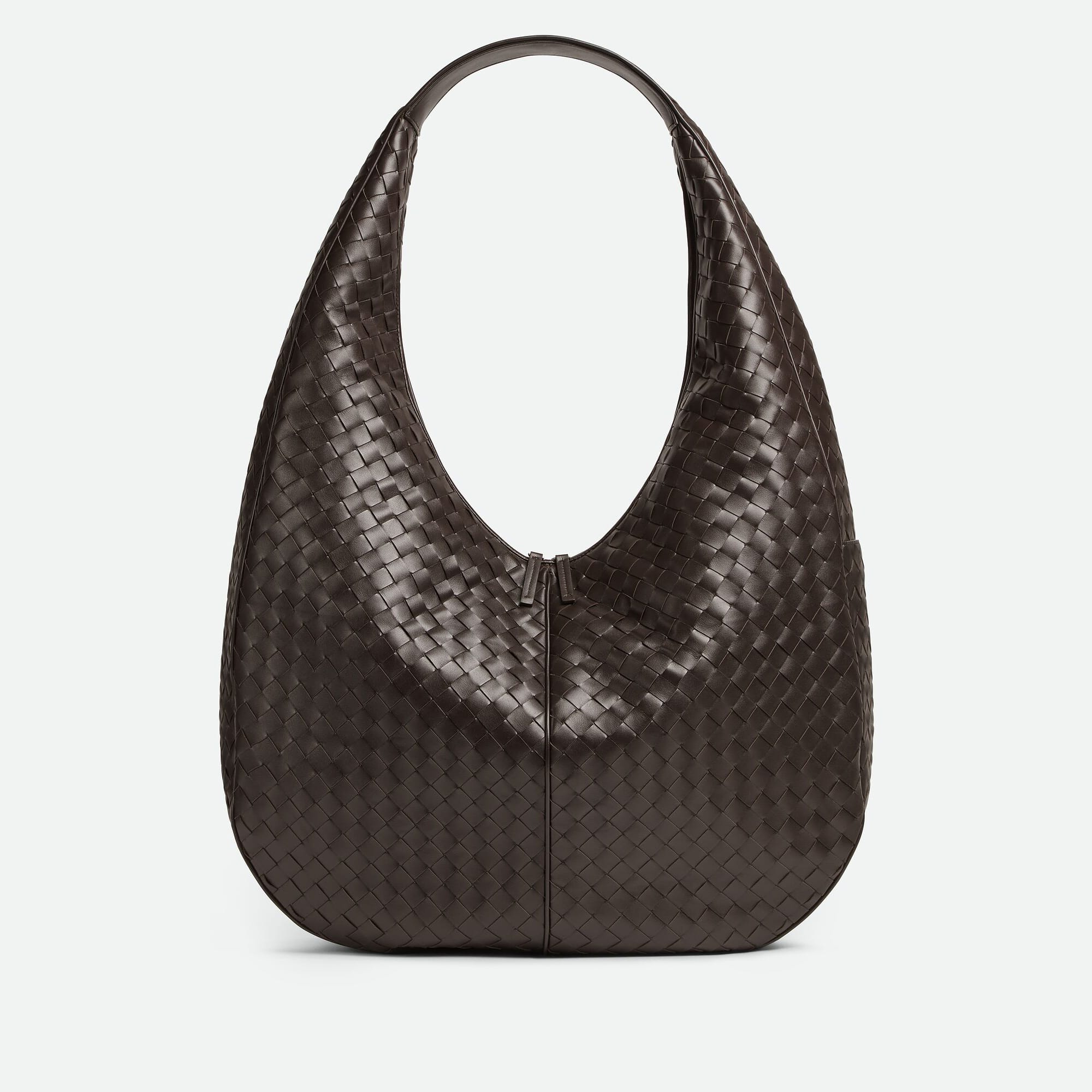 Bottega Veneta Replica Designer Bags Large Intrecciato Hobo Fondant