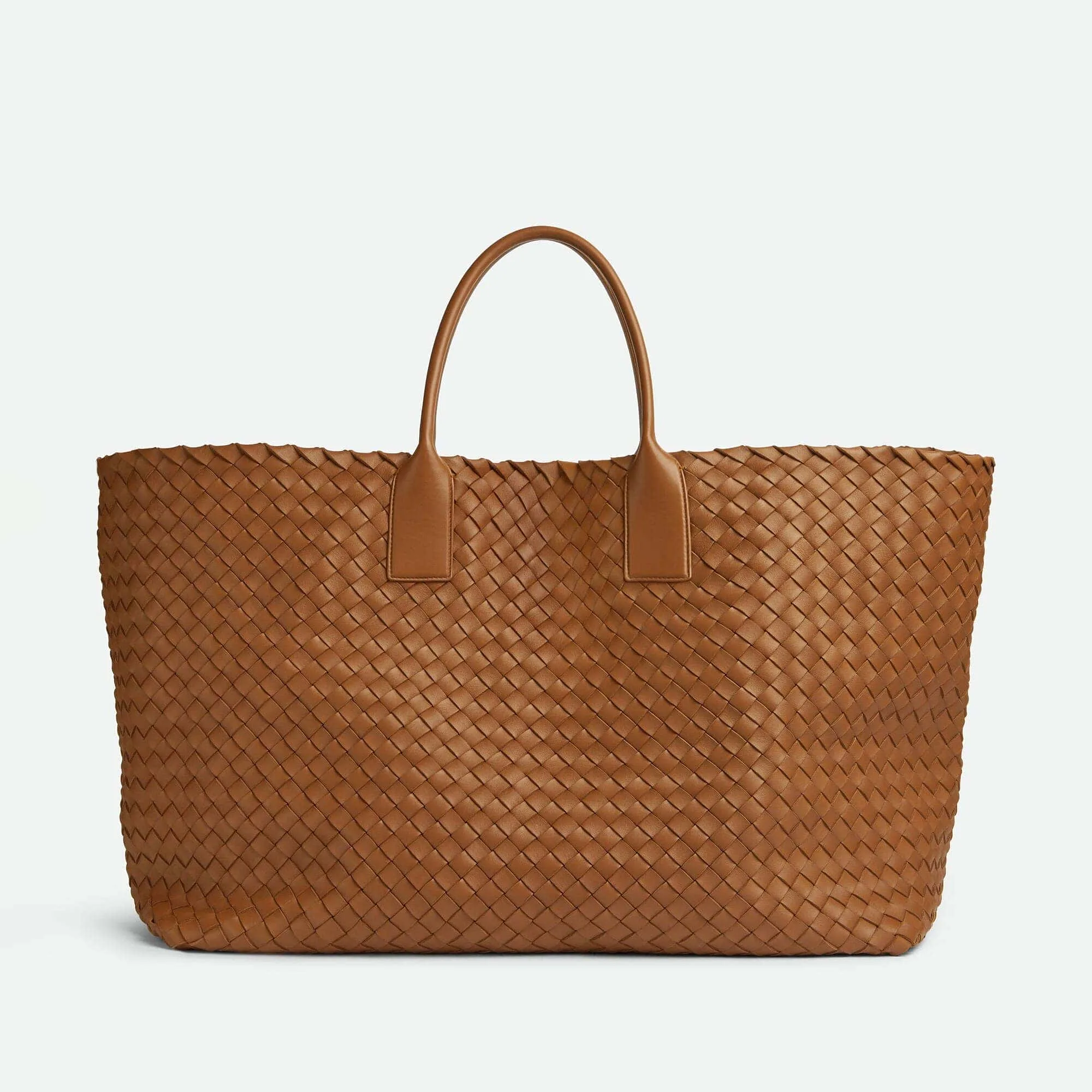 Bottega Veneta Replica Designer Bags Maxi Cabat Cognac