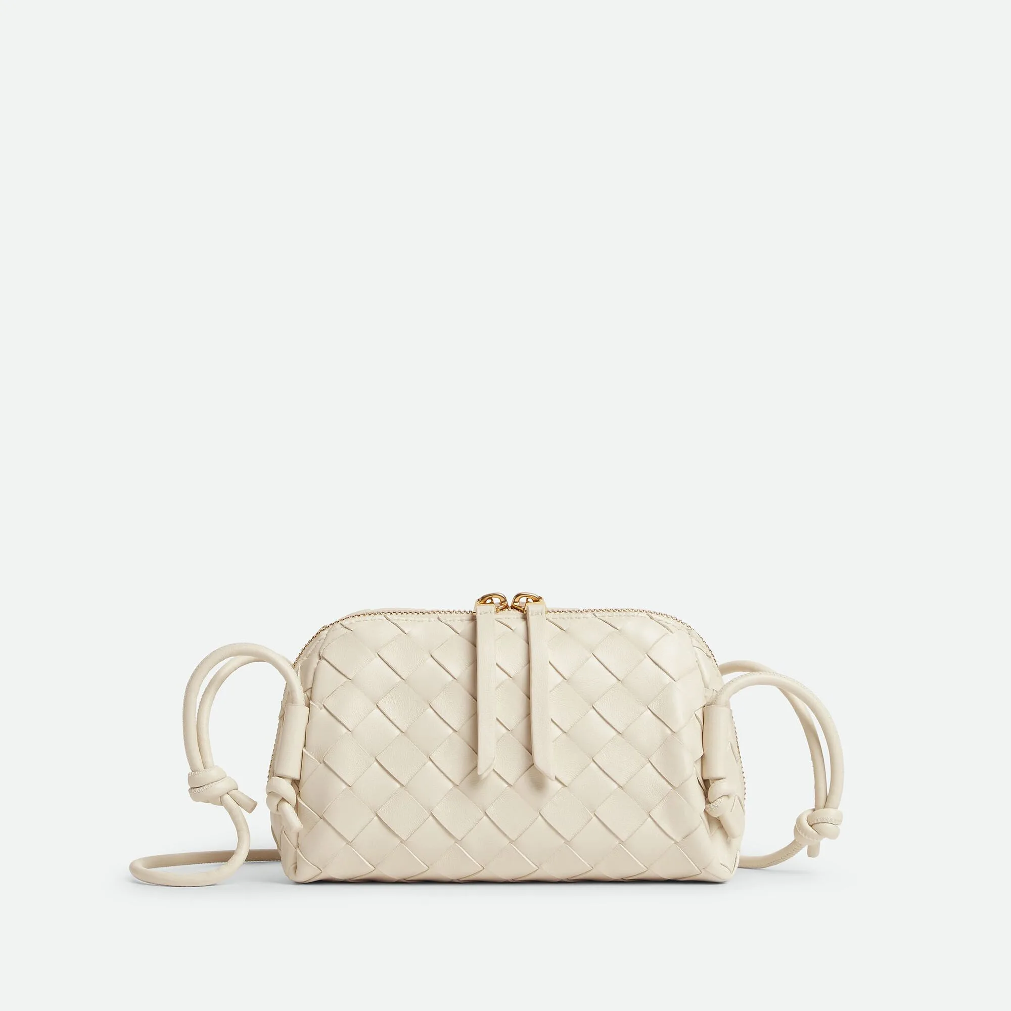 Bottega Veneta Replica Designer Bags Intrecciato Concert Pouch Sea Salt