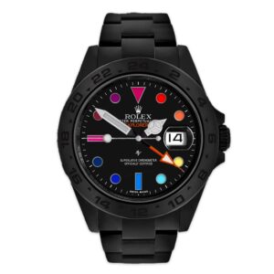 Rolex Watch Explorer II Rainbow-Limited Edition Black DLC-PVD