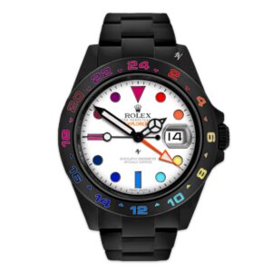 Rolex Watch Explorer II Rainbow-Limited Edition Black DLC-PVD