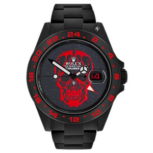 Rolex Watch Explorer II Red Skull-Limited Editionblack DLC-PVD