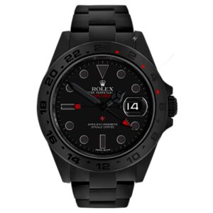 Rolex Watch Explorer II Red Taste-Limited Edition Black DLC-PVD