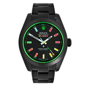 Rolex Watch Milgauss Smile-Limited Edition Black DLC-PVD