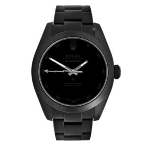 Rolex Watch Milgauss Pitch Black-Limited Edition Black DLC-PVD