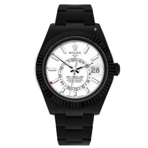 Rolex Watch Sky-Dweller White-Limited Edition Black DLC-PVD