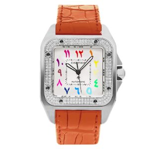 Cartier Santos 100 Anniversary Rainbow Limited Edition Black Custom