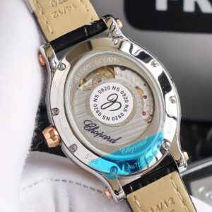 Chopard Replica Happy Sport 29 X 31 mm Automatic Ethical Rose Gold Lucent Steel Fake Diamond Watch 278602-6003