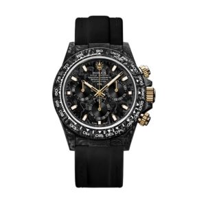 Rolex Watch Daytona Black & Gold Carbon