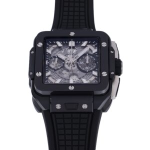 Fake Hublot Replica Watch Square Bang Unico Black Magic 821.CI.0170.RX