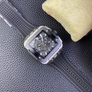 Fake Hublot Replica Watch Square Bang Unico Titanium Ceramic bezel 821.NM.0170.RX