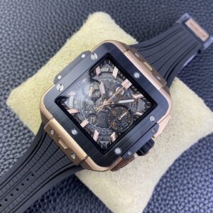 Hublot Replica Watch Square Bang Unico King Gold Ceramic 821.OM.0180.RX