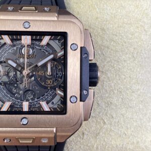 Hublot Replica Watch Square Bang Unico King Gold 821.OX.0180.RX