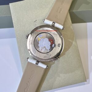 Lady Arpels Ronde des Papillons Fake van cleef dupe watch 18K white gold Diamond Mother-of-pearl VCARO8OD00