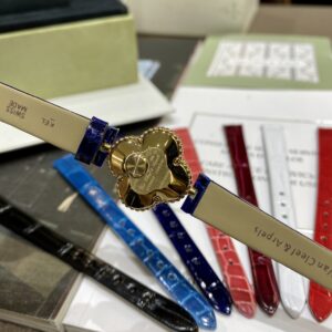 Sweet Alhambra fake van cleef dupe watch 18K yellow gold VCARO8WT00