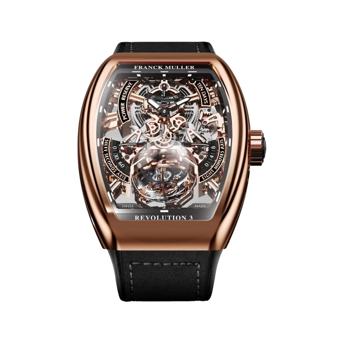 FRANCK MULLER Replica Watches Vanguard Revolution 3 Skeleton