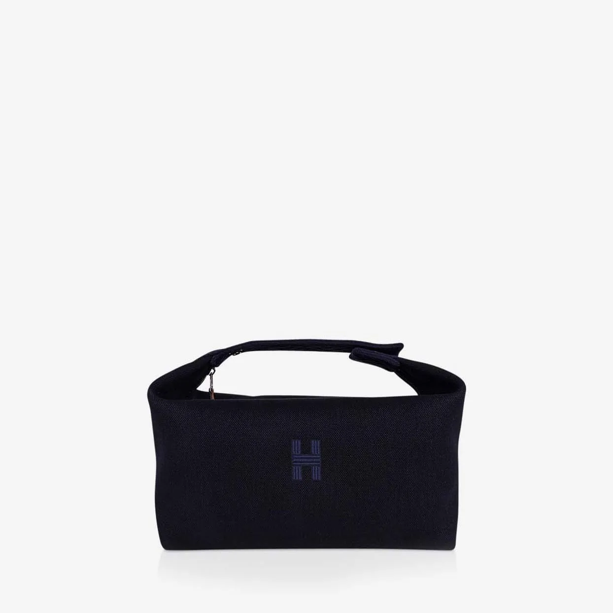 Replica Designer Bags Hermes Bag Replica Large Bride-A-Brac Pouch In Black Canvas