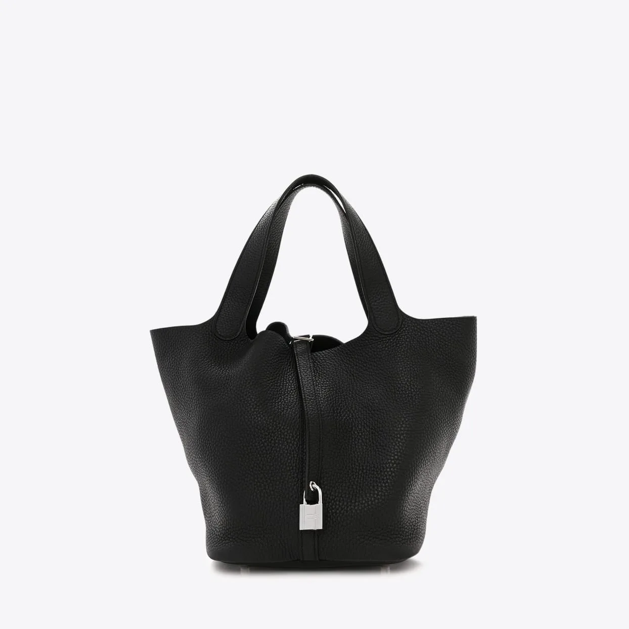 Replica Designer Bags Hermes Bag Replica Picotin 22 In Black Taurillon Clemence Leather With Palladium Hardware