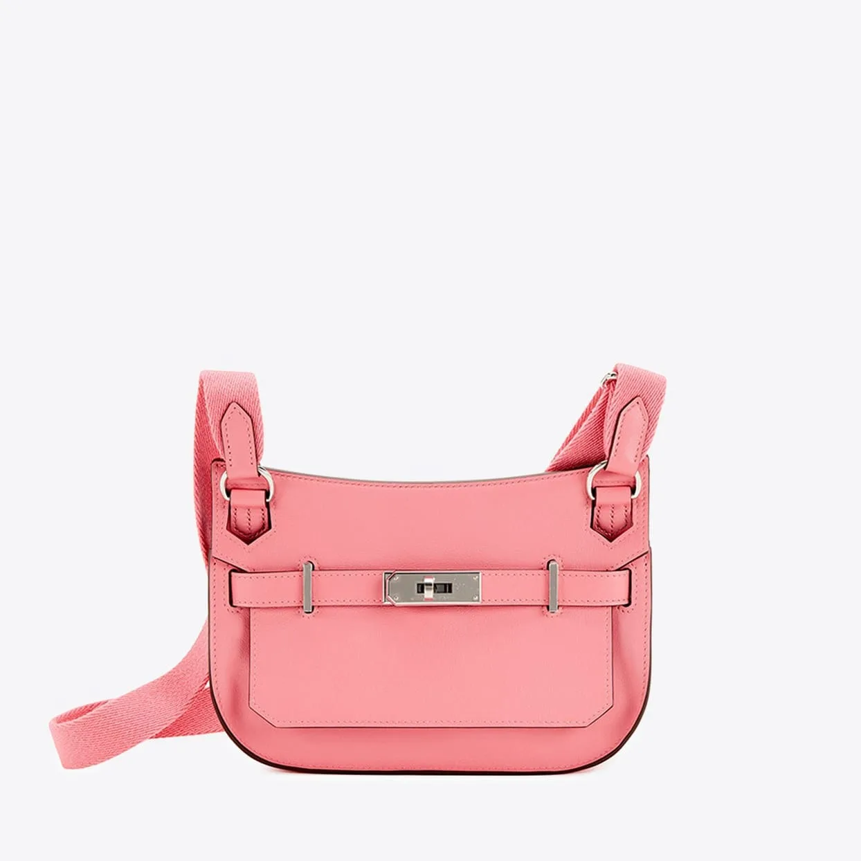 Replica Designer Bags Hermes Bag Replica Mini Jypsiere In Rose Azalee Swift Leather With Palladium Hardware
