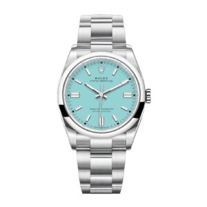 Rolex Oyster Perpetual 36 "Tiffany" Turquoise Index Dial m126000-0006 clean