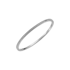 Ice Cube Chopard Bangle Diamond Bracelet Ethical White Gold Full-Set Diamonds