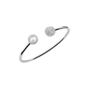 Happy Diamonds Planet Chopard Bangle Diamond Bracelet Ethical White Gold