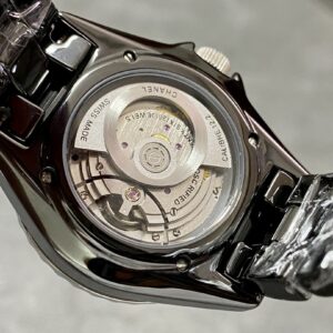 Fake Chanel Replica Watch J12 Watch Calibre 12.2 33 MM Black highly resistant ceramic and steel H5696