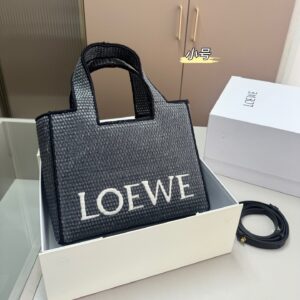 LOEWE Replica bags Medium LOEWE Font Tote in Raffia 0010871549