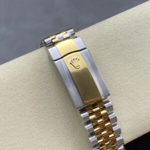 Best Fake Rolex Replica Watch Datejust 41 Yellow Gold/Steel Champagne Index Dial Fluted Bezel Jubilee Bracelet 126333