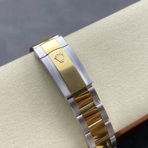 Best Fake Rolex Replica Watch Datejust 41 Yellow Gold/Steel White Index Dial Fluted Bezel Jubilee Bracelet 126333