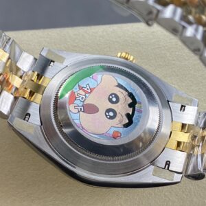 Super Clone Rolex Replica Watch Datejust 41 Yellow Gold/Steel Silver Index Dial Fluted Bezel Jubilee Bracelet 126333
