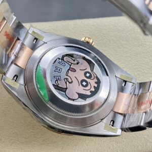 Fake Rolex Replica Watch Datejust 41 Rose Gold/Steel Chocolate Index Dial Fluted Bezel Oyster Bracelet 126331