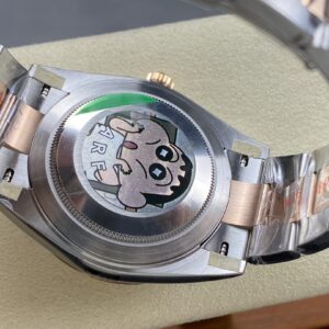 Best Fake Rolex Replica Watch Datejust 41 Rose Gold/Steel Sundust Diamond Dial Fluted Bezel Oyster Bracelet 126331
